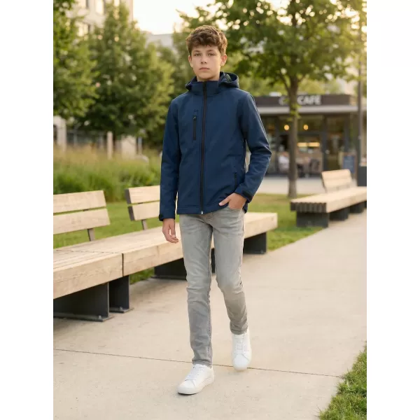  Gyermek softshell kabát ALTISPORT NP/ALK535 SÖTÉTKÉK 