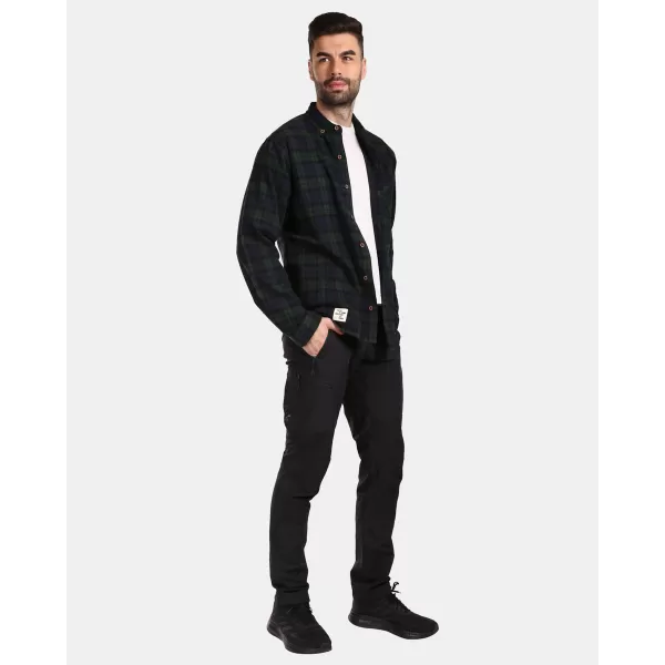  Férfi ing KILPI FLANNY-M VM0380KI SÖTÉTZÖLD 
