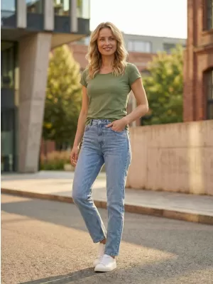 Női póló ALTISPORT NP/ALW221 KHAKI