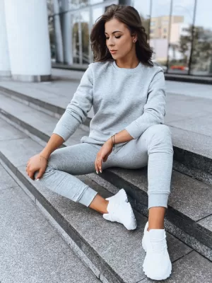 Női pulóver DSTREET FASHION II BY0152 VILÁGOSSZÜRKE