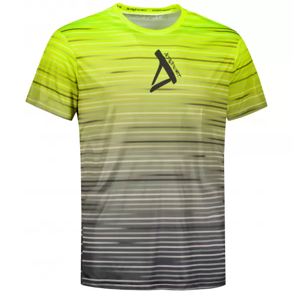  Prémium férfi póló ALTISPORT VOJ/ALM031TR01 FEKETE/FLUO SÁRGA 