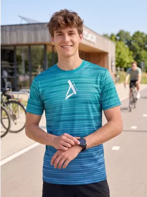 Prémium férfi póló ALTISPORT VOJ/ALM031TR01 SMARAGD/KÉK