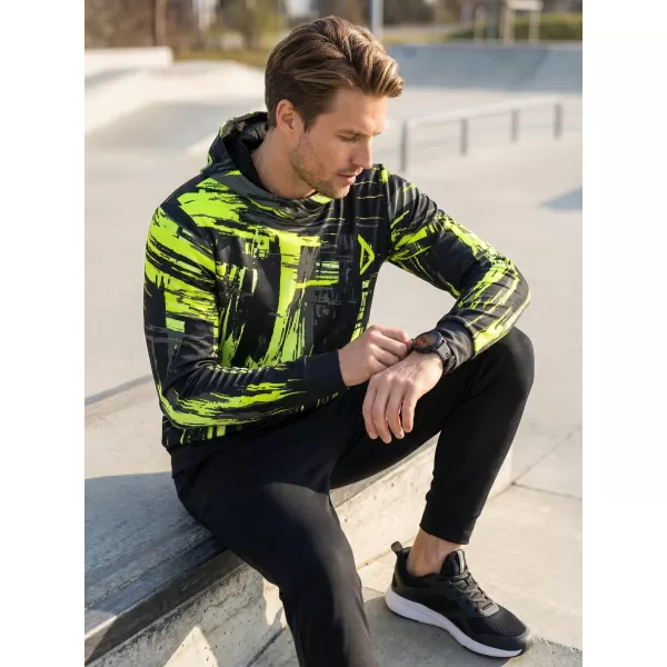  Prémium férfi pulóver ALTISPORT VOJ/ALM010MI01 FEKETE ÉS SÁRGA 