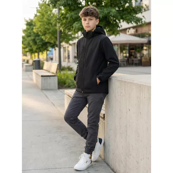  Gyermek softshell kabát ALTISPORT NP/ALK535 FEKETE 