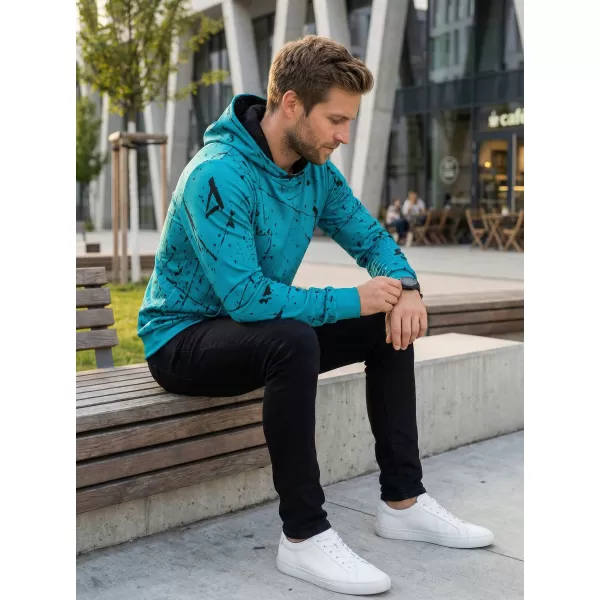  Férfi prémium funkcionális pulóver ALTISPORT VOJ/ALM034MI01 SMARAGD 