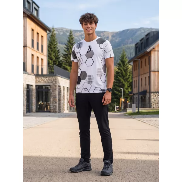  Férfi funkcionális prémium póló ALTISPORT VOJ/ALM037TR01 FEHÉR 