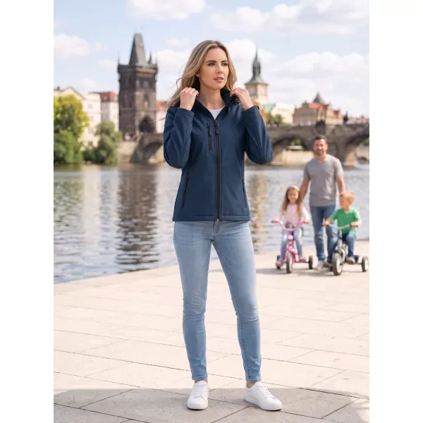  Női softshell kabát ALTISPORT NP/ALW125 SÖTÉTKÉK 