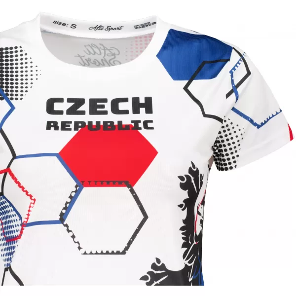  Prémium funkcionális női póló ALTISPORT x CZE VOJ/ALW036TR01 HEXA FEHÉR 