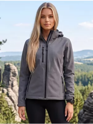 Női softshell kabát ALTISPORT NP/ALW125 SÖTÉTSZÜRKE KIEMELÉSEK
