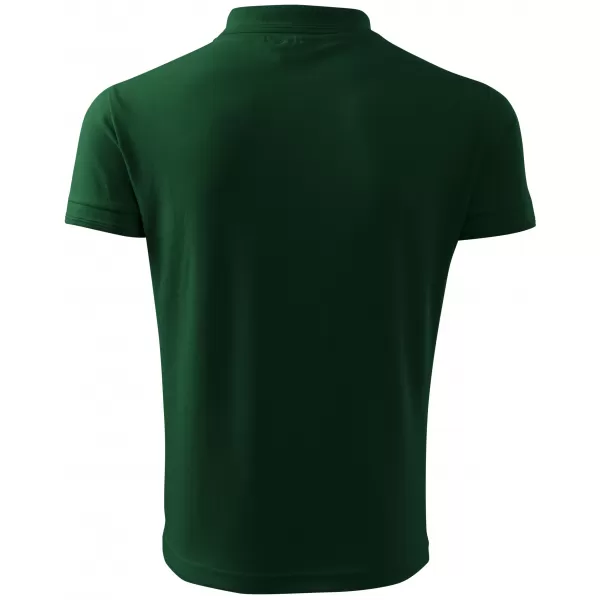  Férfi póló gallérral ALTISPORT NP/ALM302 SÖTÉTZÖLD 