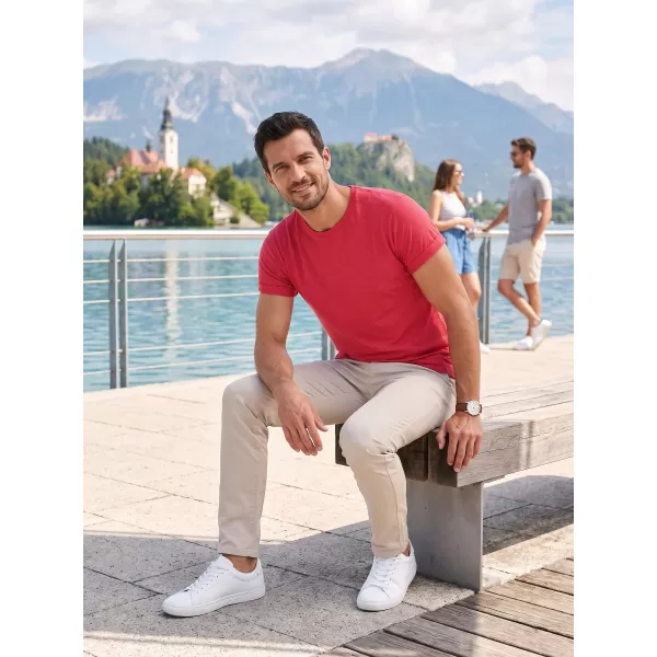  Férfi póló ALTISPORT NoPrint NP/ALM361 PIROS KIEMELÉS 