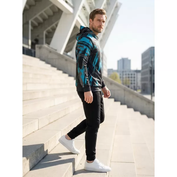  Prémium férfi pulóver ALTISPORT VOJ/ALM010MI01 FEKETE/SMARAGD 