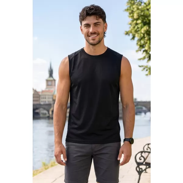  Funkcionális férfi felső ALTISPORT NoPrint NP/ALM028 FEKETE 