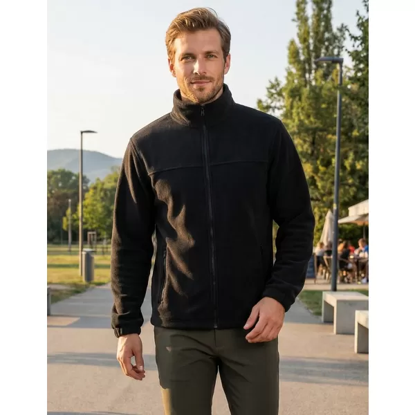  Férfi polár pulóver ALTISPORT NP/ALM105 FEKETE 