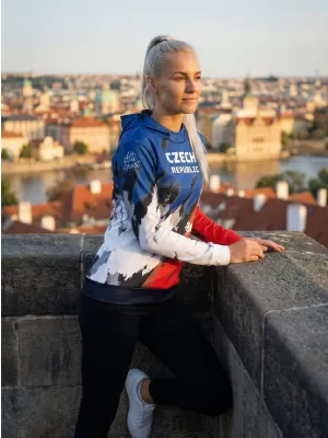 Prémium funkcionális női pulóver ALTISPORT VOJ/ALW036MI01 CSÍKOK