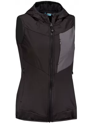 Női softshell mellény KILPI LENIA-W VL0111KI FEKETE