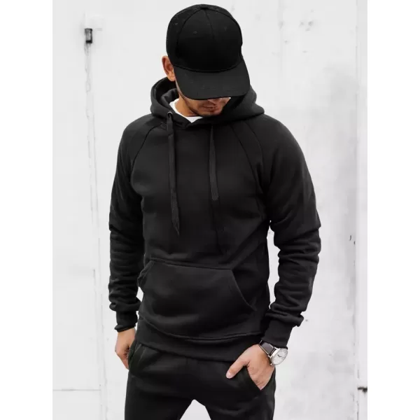  Kapucnis pulóver DSTREET BX5559 FEKETE 