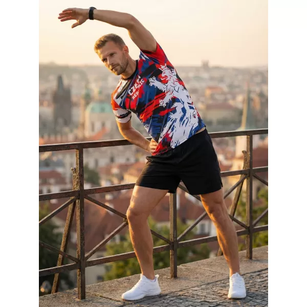  Férfi prémium funkcionális póló ALTISPORT x CZE VOJ/ALM036TR01 CSEH 
