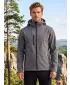 Férfi softshell kabát ALTISPORT NP/ALM225 SÖTÉTSZÜRKE KIEMELÉSEK