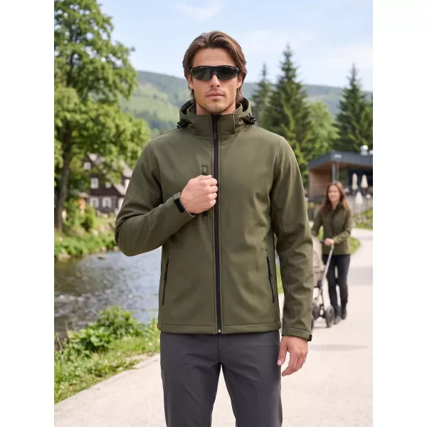  Férfi softshell kabát ALTISPORT NP/ALM225 KATONAI 