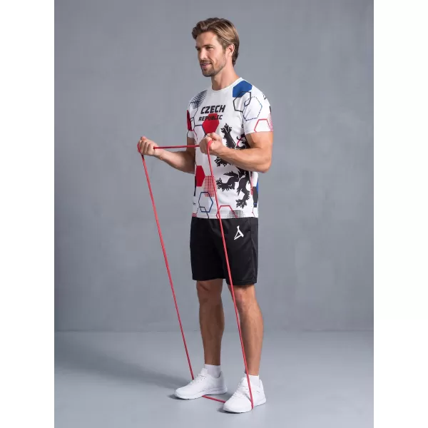  Férfi prémium funkcionális póló ALTISPORT x CZE VOJ/ALM036TR01 HEXA FEHÉR 
