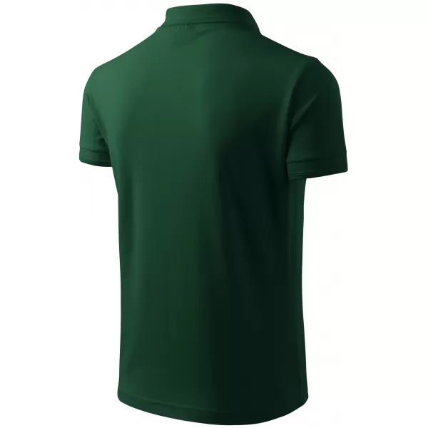  Férfi póló gallérral ALTISPORT NP/ALM302 SÖTÉTZÖLD 