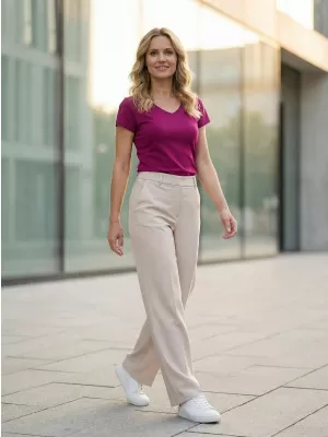 Női póló ALTISPORT NP/ALW261 FUKSZIA VÖRÖS