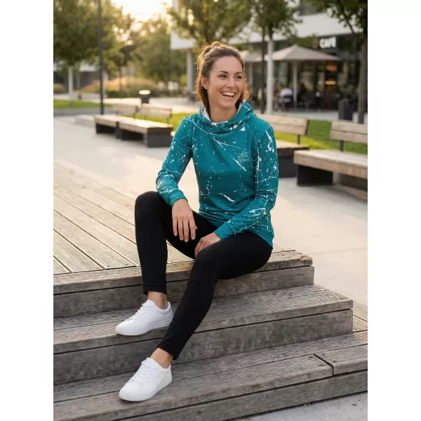  Prémium funkcionális női pulóver ALTISPORT VOJ/ALW034MI01 SMARAGD 