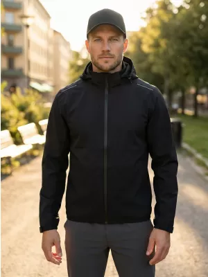Férfi dzseki ALTISPORT NoPrint NP/ALM835 FEKETE
