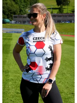Prémium funkcionális női póló ALTISPORT x CZE VOJ/ALW036TR01 HEXA FEHÉR