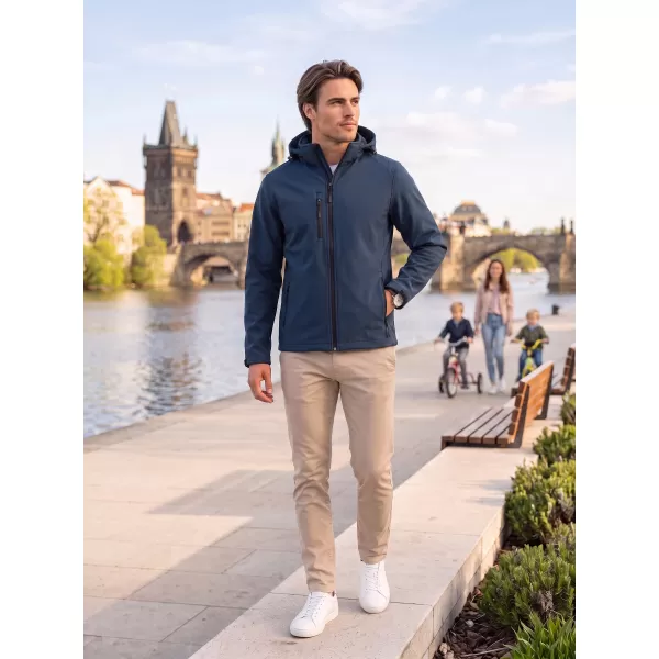  Férfi softshell kabát ALTISPORT NP/ALM225 SÖTÉTKÉK 