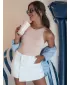 Rövidnadrág DSTREET SUMERLUXE SY0338 FEHÉR