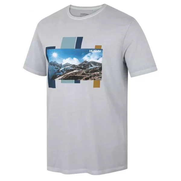  Ing HUSKY TEE SKYLINE M VILÁGOSSZÜRKE 