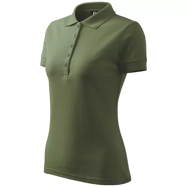  Női póló gallérral ALTISPORT NP/ALW012 KHAKI 