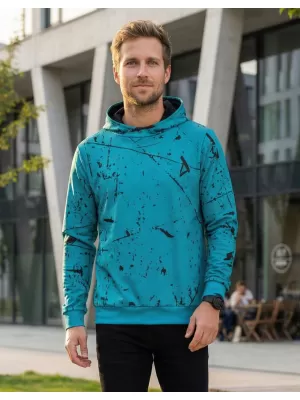 Férfi prémium funkcionális pulóver ALTISPORT VOJ/ALM034MI01 SMARAGD