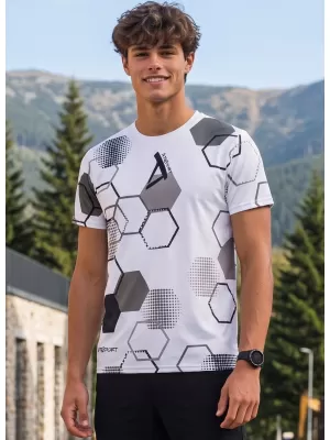 Férfi funkcionális prémium póló ALTISPORT VOJ/ALM037TR01 FEHÉR