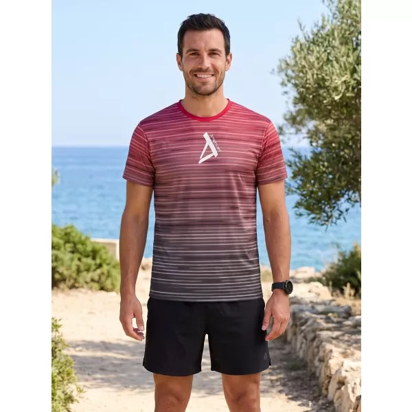  Prémium férfi póló ALTISPORT VOJ/ALM031TR01 FEKETE/BORDÓ 