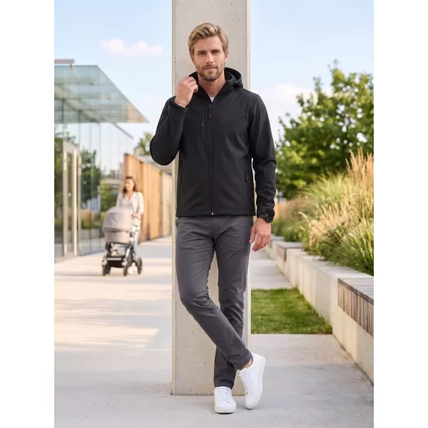  Férfi softshell kabát ALTISPORT NP/ALM225 FEKETE 