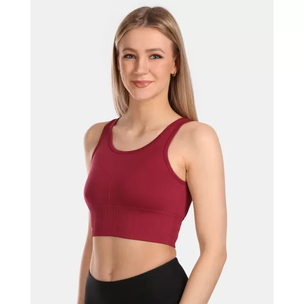  Női melltartó KILPI LIARA-W VL0507KI SÖTÉT VÖRÖS 