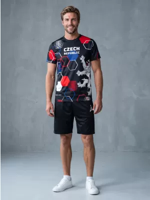 Férfi prémium funkcionális póló ALTISPORT x CZE VOJ/ALM036TR01 HEXA ARC