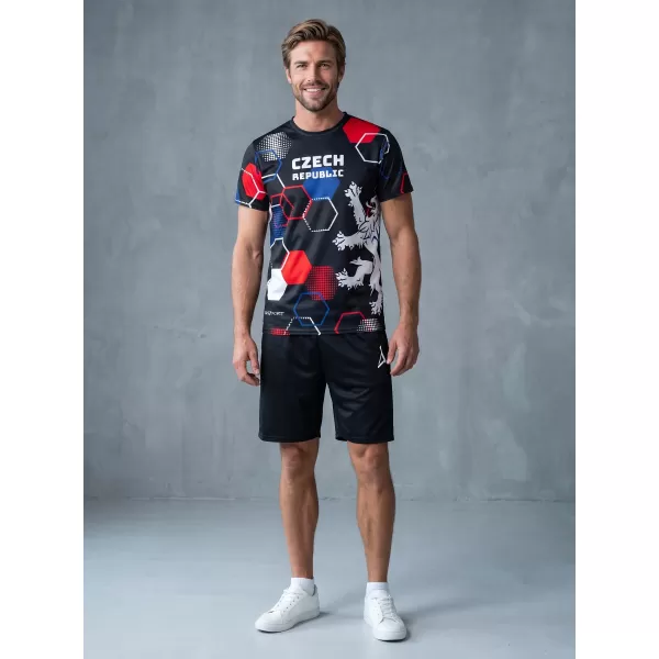  Férfi prémium funkcionális póló ALTISPORT x CZE VOJ/ALM036TR01 HEXA ARC 