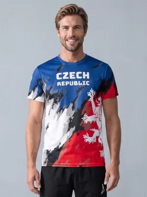 Férfi prémium funkcionális póló ALTISPORT x CZE VOJ/ALM036TR01 CSÍKOK