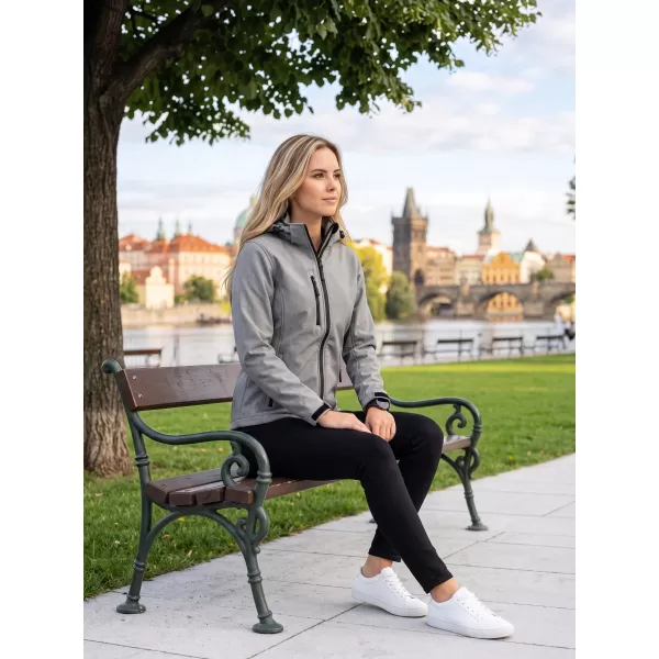  Női softshell kabát ALTISPORT NP/ALW125 ACÉLSZÜRKE 