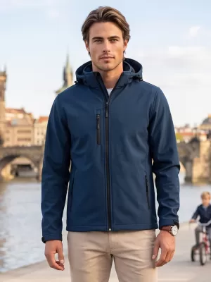 Férfi softshell kabát ALTISPORT NP/ALM225 SÖTÉTKÉK