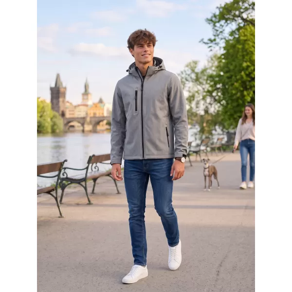 Férfi softshell kabát ALTISPORT NP/ALM225 ACÉLSZÜRKE 