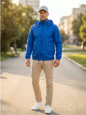 Uniszex széldzseki ALTISPORT NP/ALU425 KIRÁLYKÉK