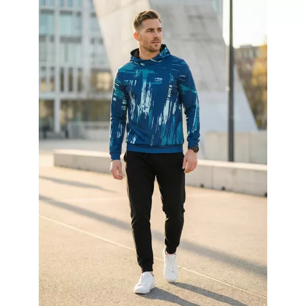  Prémium férfi pulóver ALTISPORT VOJ/ALM010MI01 SMARAGD/KÉK 