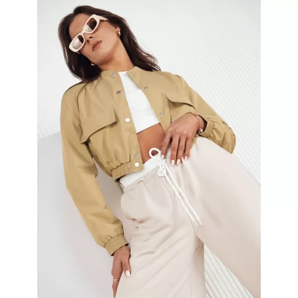  Női kabát DSTREET KADYS TY4187 KHAKI 