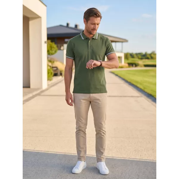  Férfi póló ALTISPORT NP/ALM921 KHAKI 