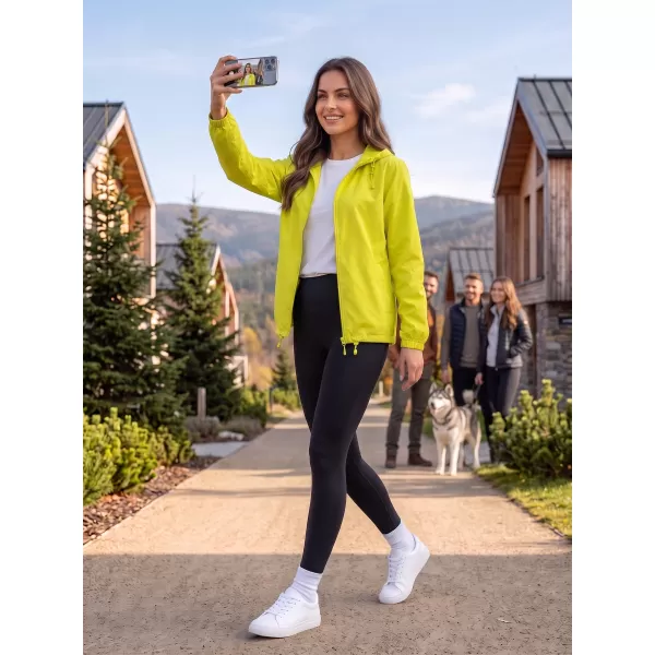  Uniszex széldzseki ALTISPORT NP/ALU425 NEON SÁRGA 